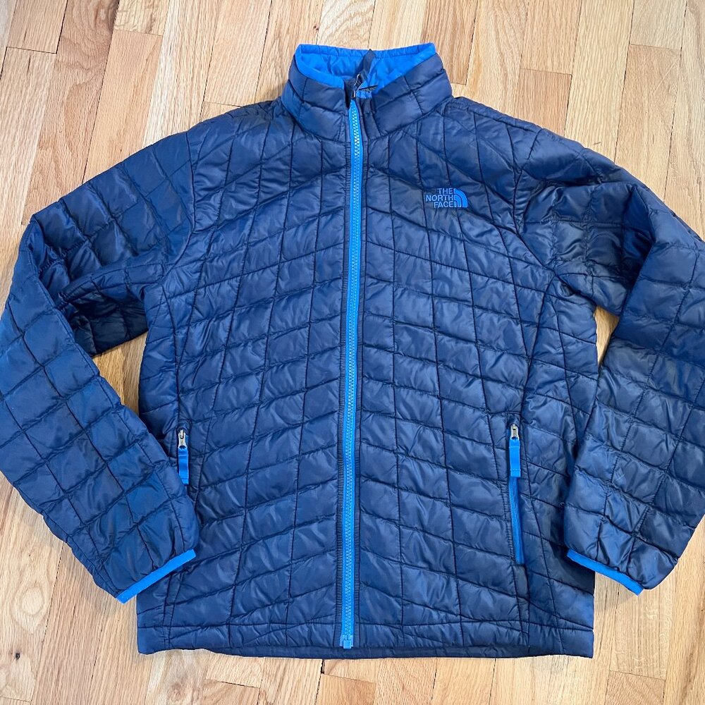 The North Face Kids Navy Quilted Puffer Jacket